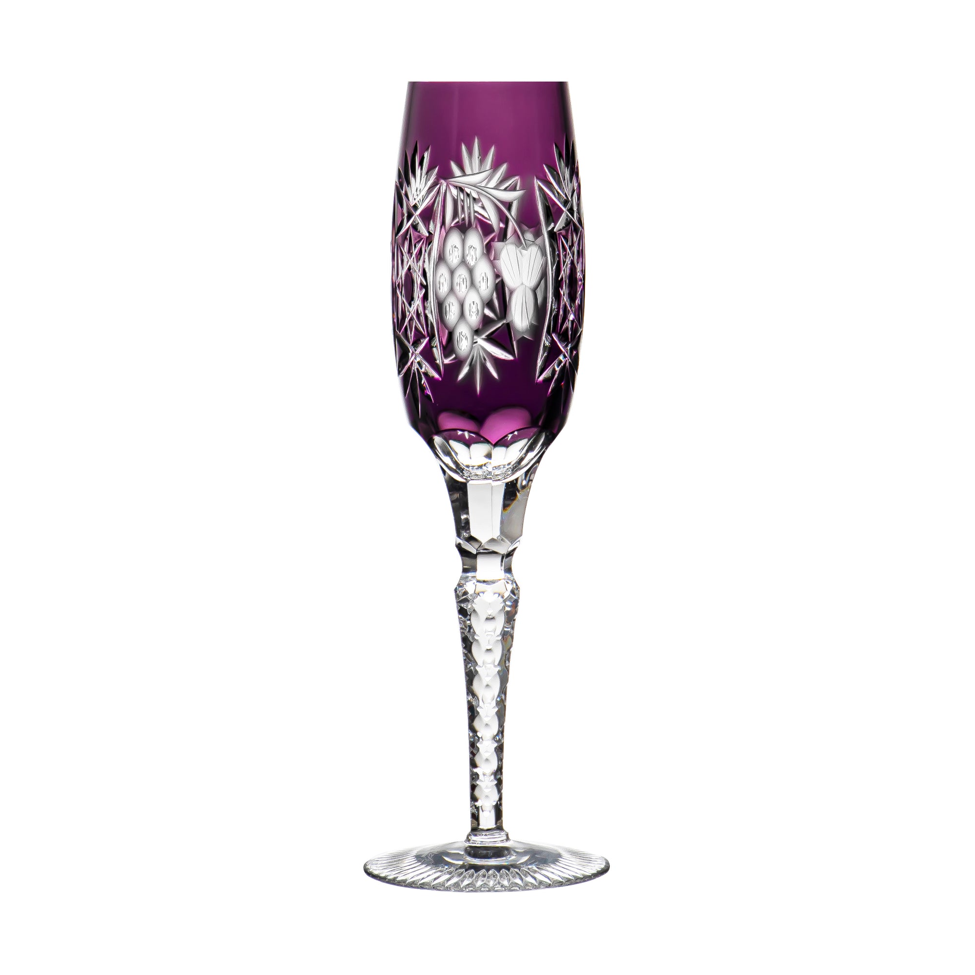 Marsala Purple Champagne Flute