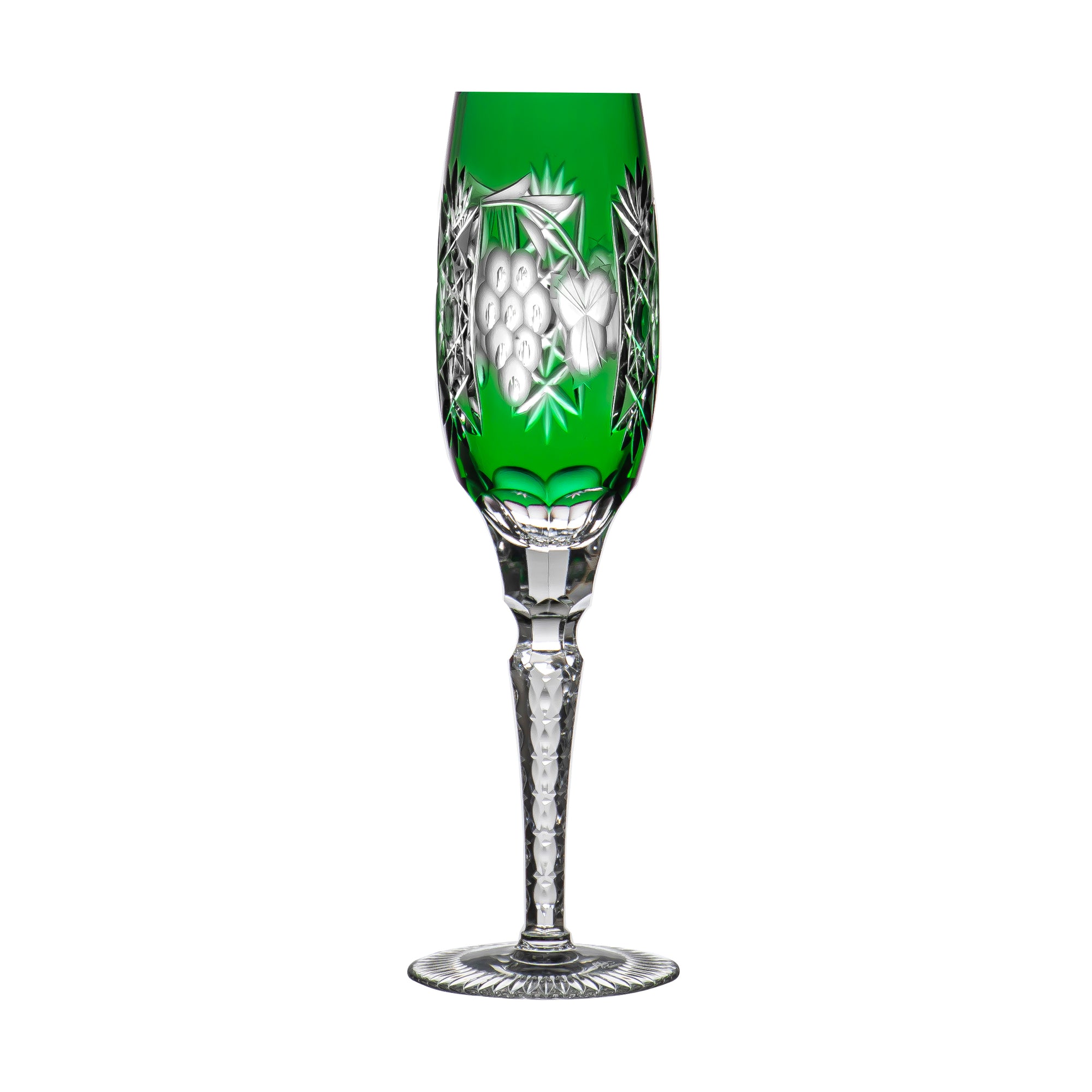 Marsala Green Champagne Flute