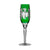 Marsala Green Champagne Flute