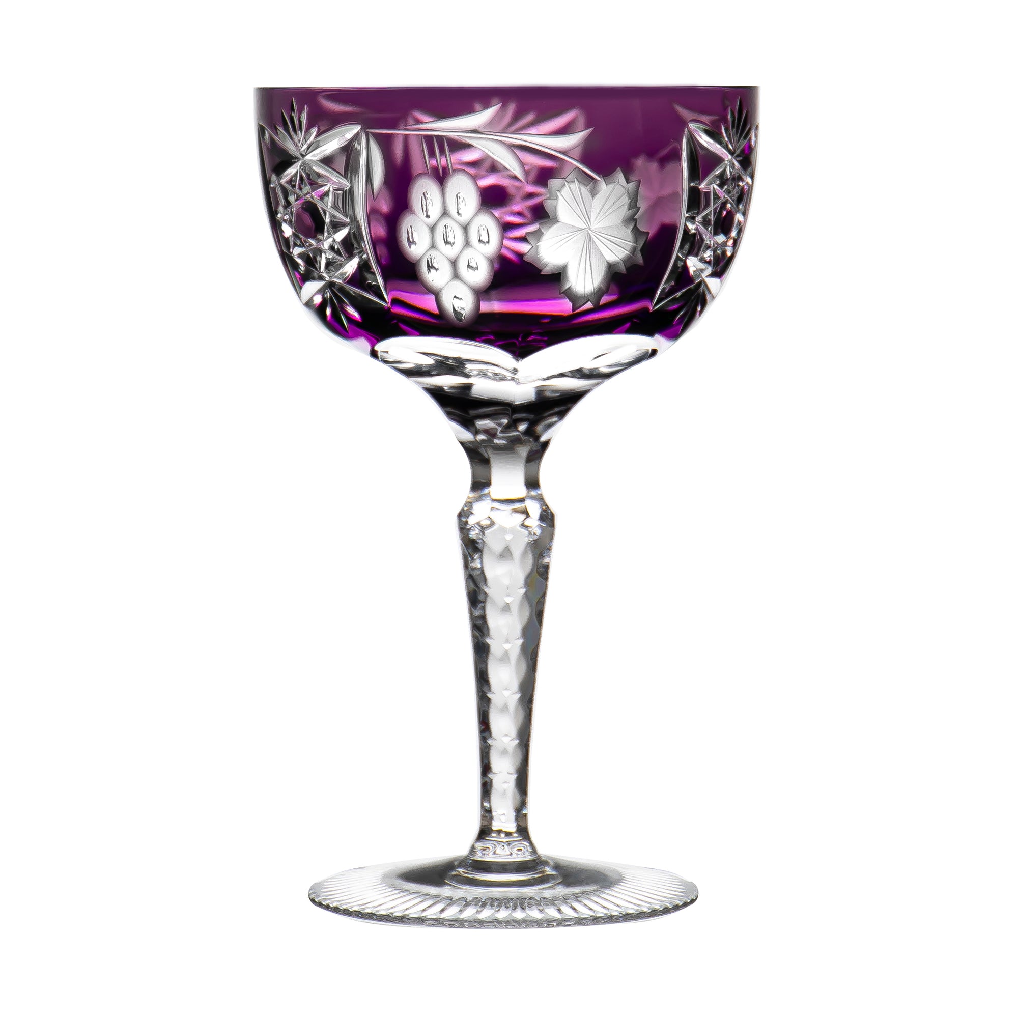 Marsala Purple Champagne Coupe