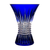Waterford Lismore Diamond Blue Vase 8.1 in