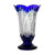 Waterford Seahorse Blue Vase 9.8 in
