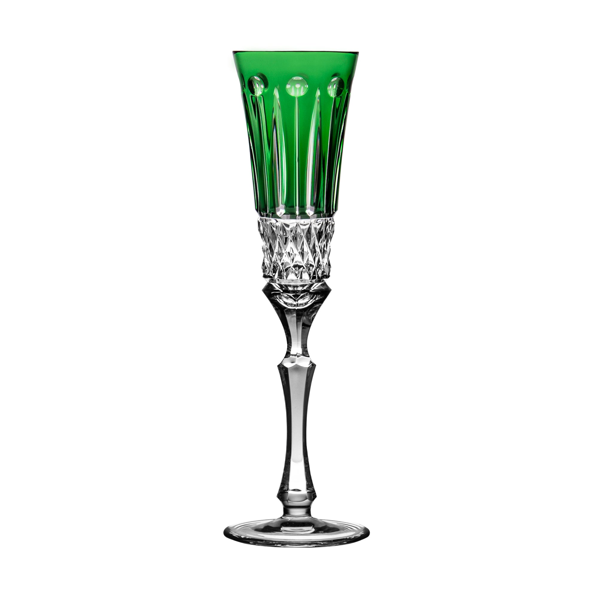 Fabergé Xenia Green Champagne Flute
