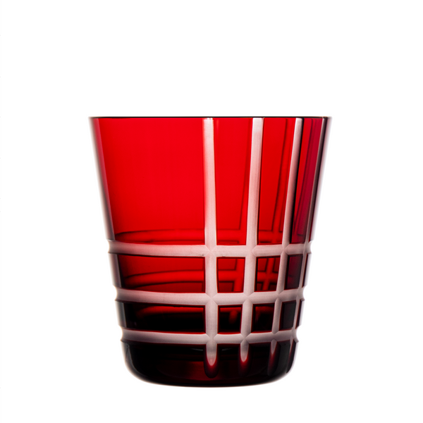 Rotter Glas Ruby Red Double Old Fashioned - Ajka Crystal