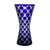 Stars Blue Vase 7.9 in