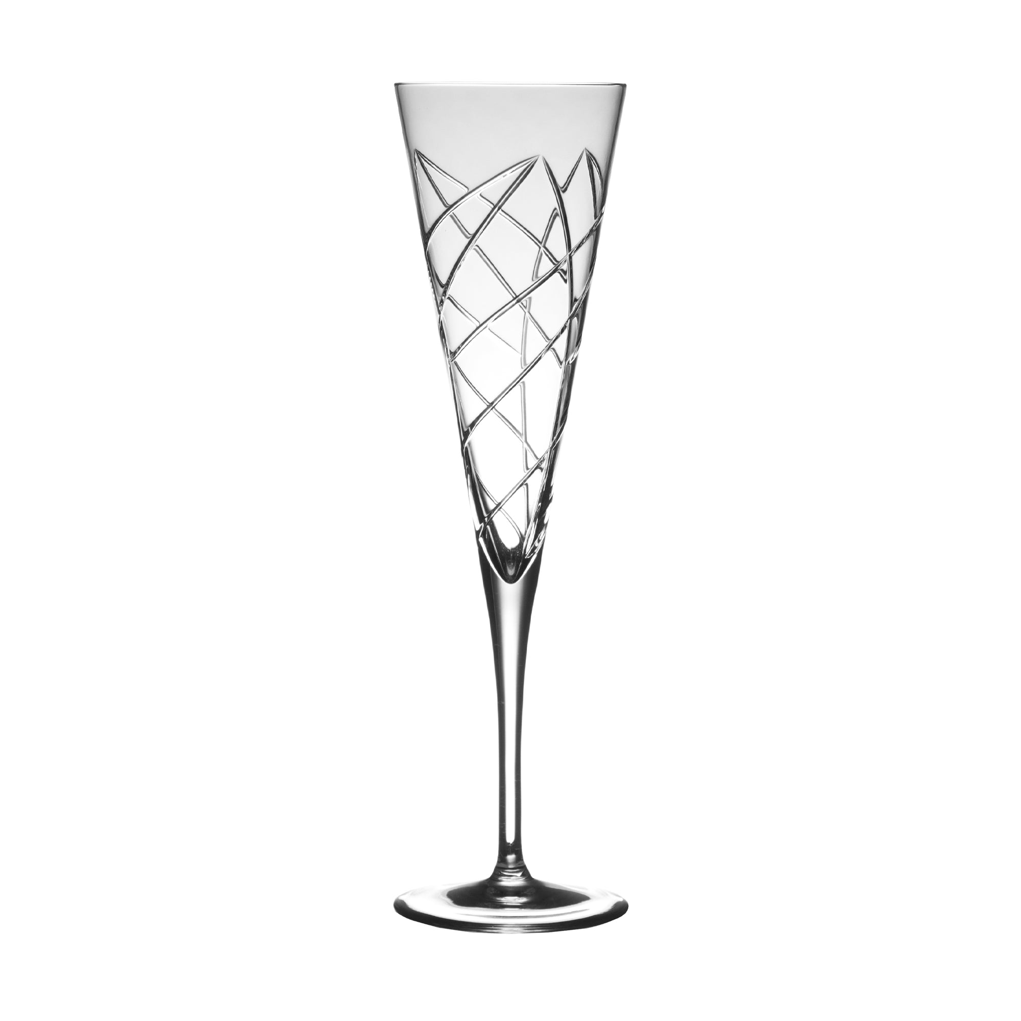 Birks Crystal Kusa Champagne Flute