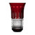 Fabergé Xenia Ruby Red Vase 7.9 in