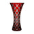 Stars Ruby Red Vase 9.8 in
