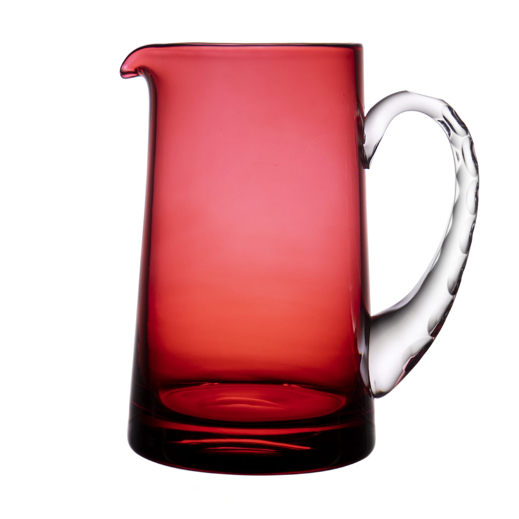 William Yeoward - Jenkins Golden Red Pitcher 44 oz - Ajka Crystal
