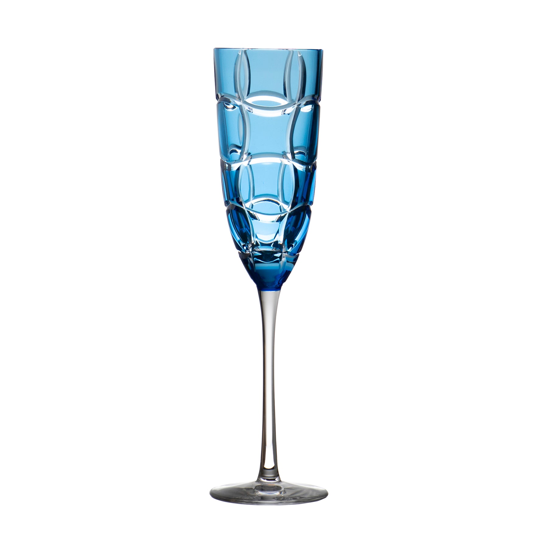 Zoe Light Blue Champagne Flute