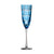 Zoe Light Blue Champagne Flute