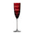 Zoe Ruby Red Champagne Flute