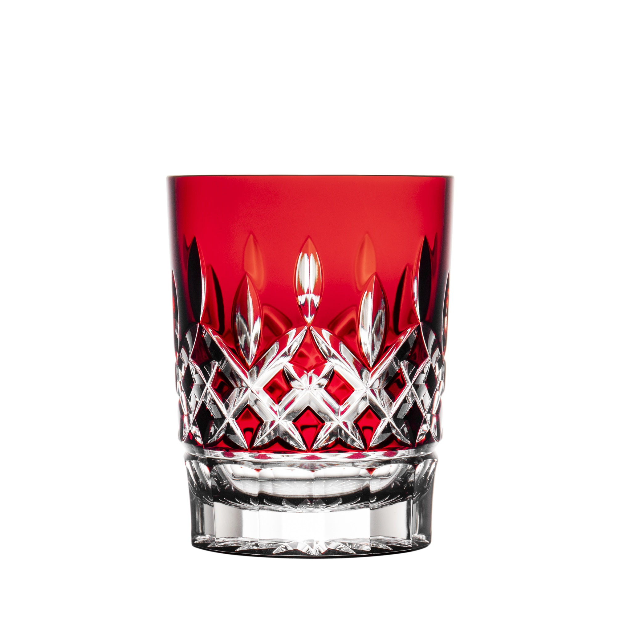Waterford Lismore Ruby Red Old Fashioned - Ajka Crystal