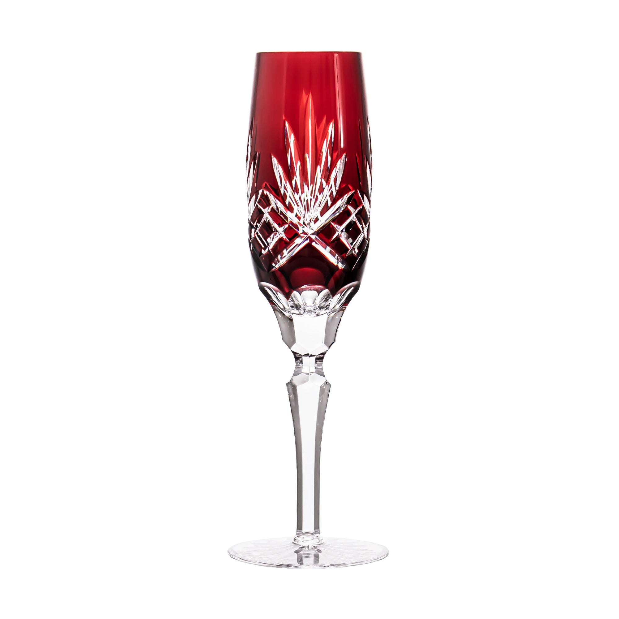 Fabergé Odessa Ruby Red Champagne Flute 2nd Edition