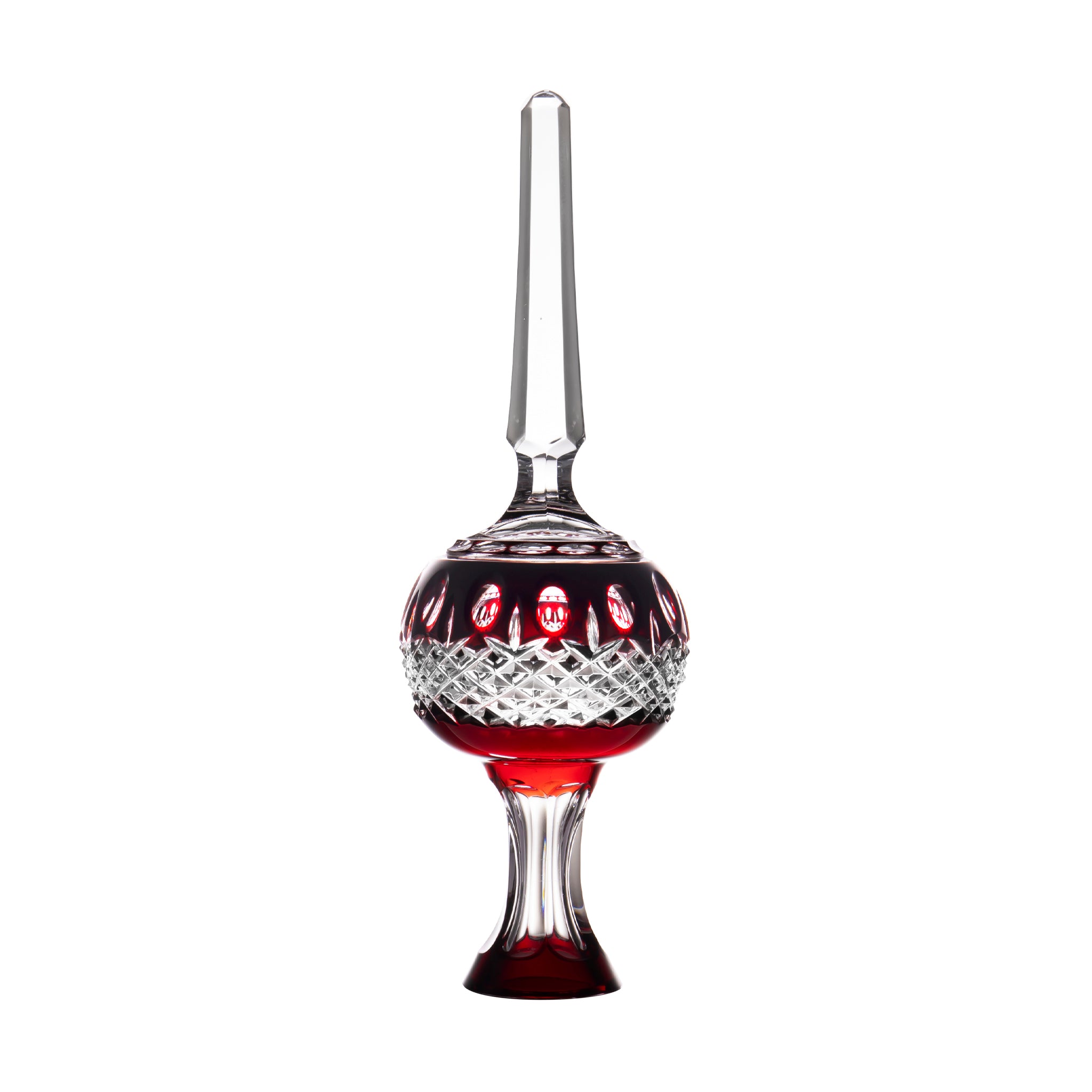 Waterford Clarendon Ruby Red Small Wine Glass - Ajka Crystal