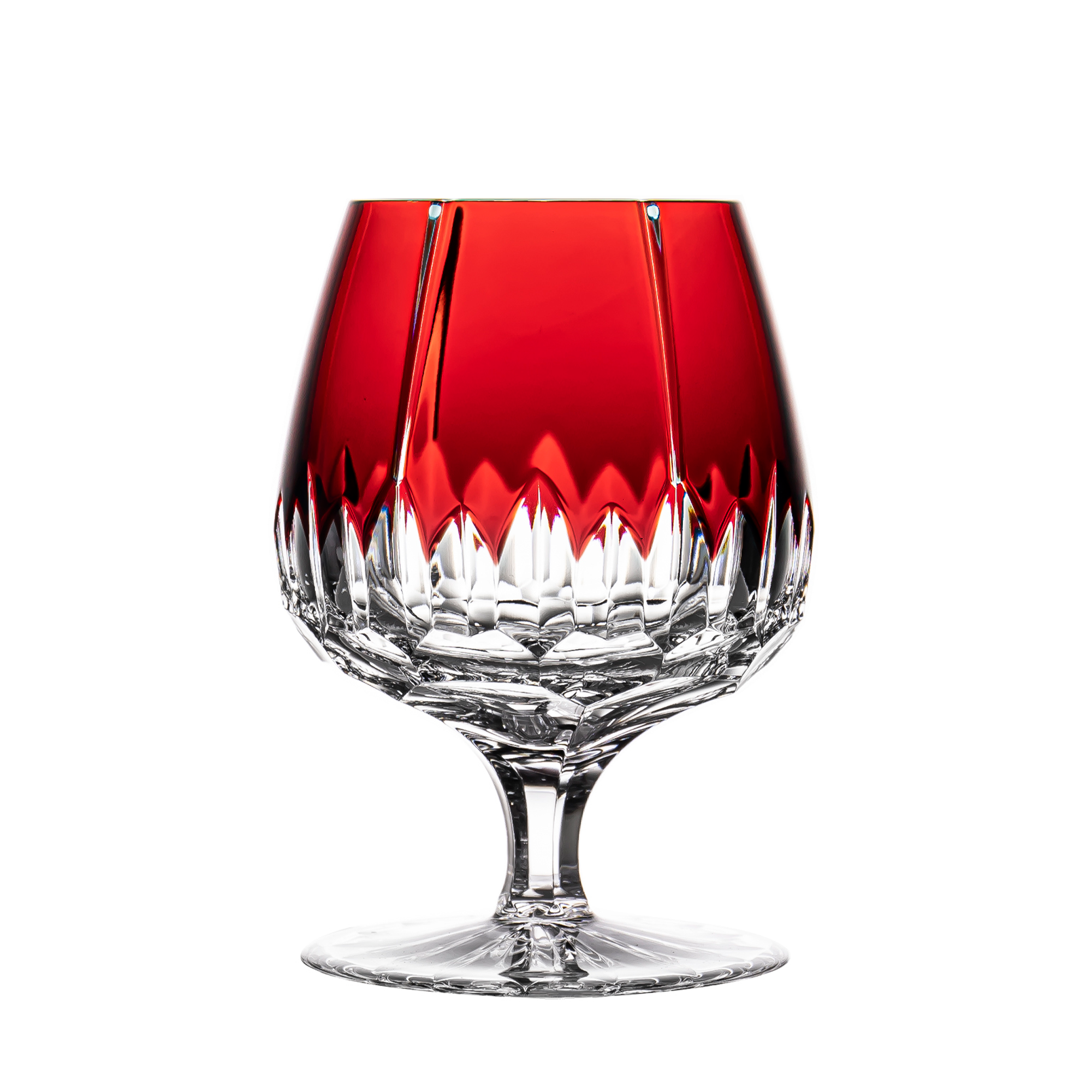Castille Ruby Red Brandy Glass 2nd Edition