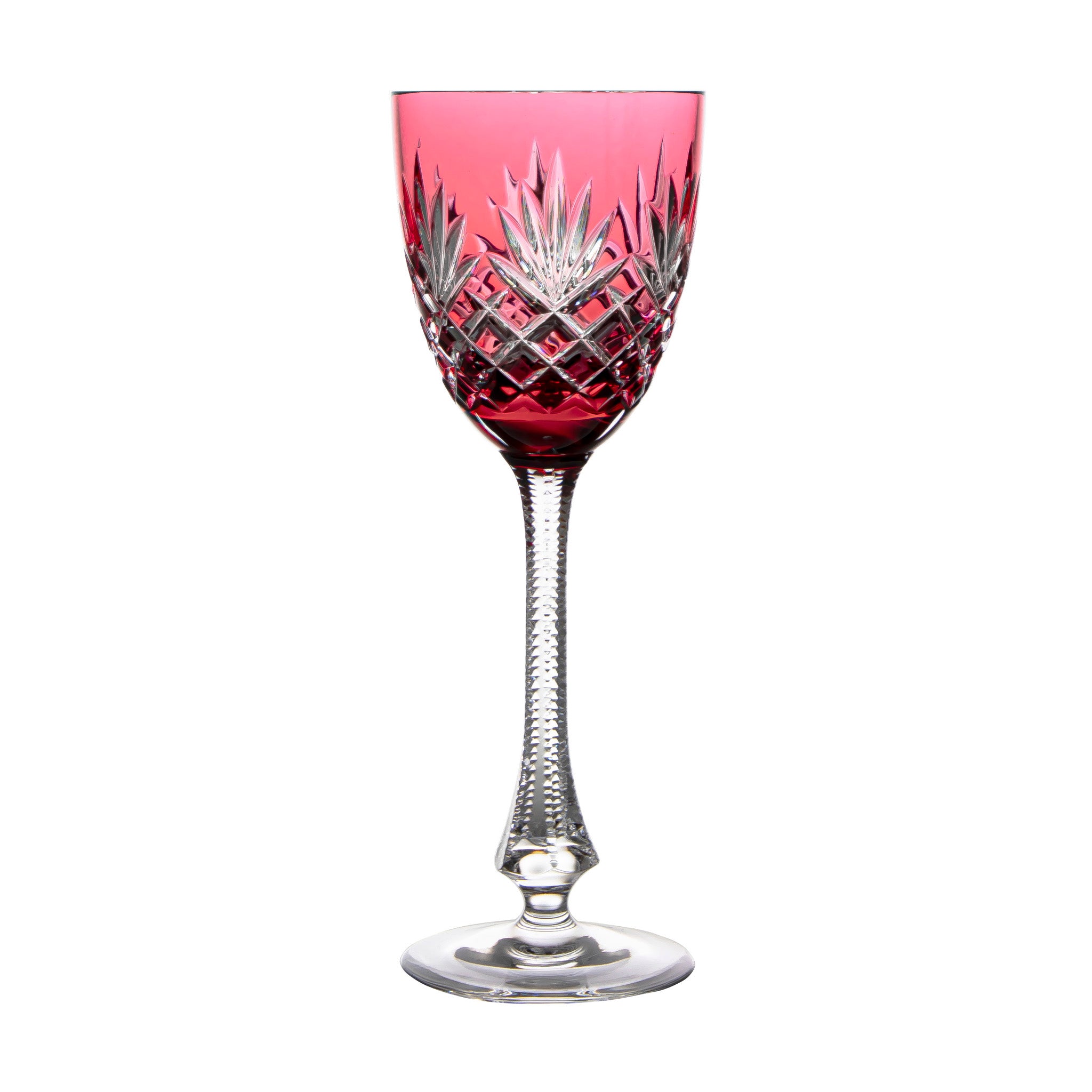 Fabergé Odessa Ruby Red Small Wine Glass 2nd Edition - Ajka Crystal