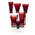 Ajka Crystal Ruby Red Stemware Set of 3