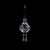 Ajka Crystal Snowcrystal Tree Top Ornament 10.6 in