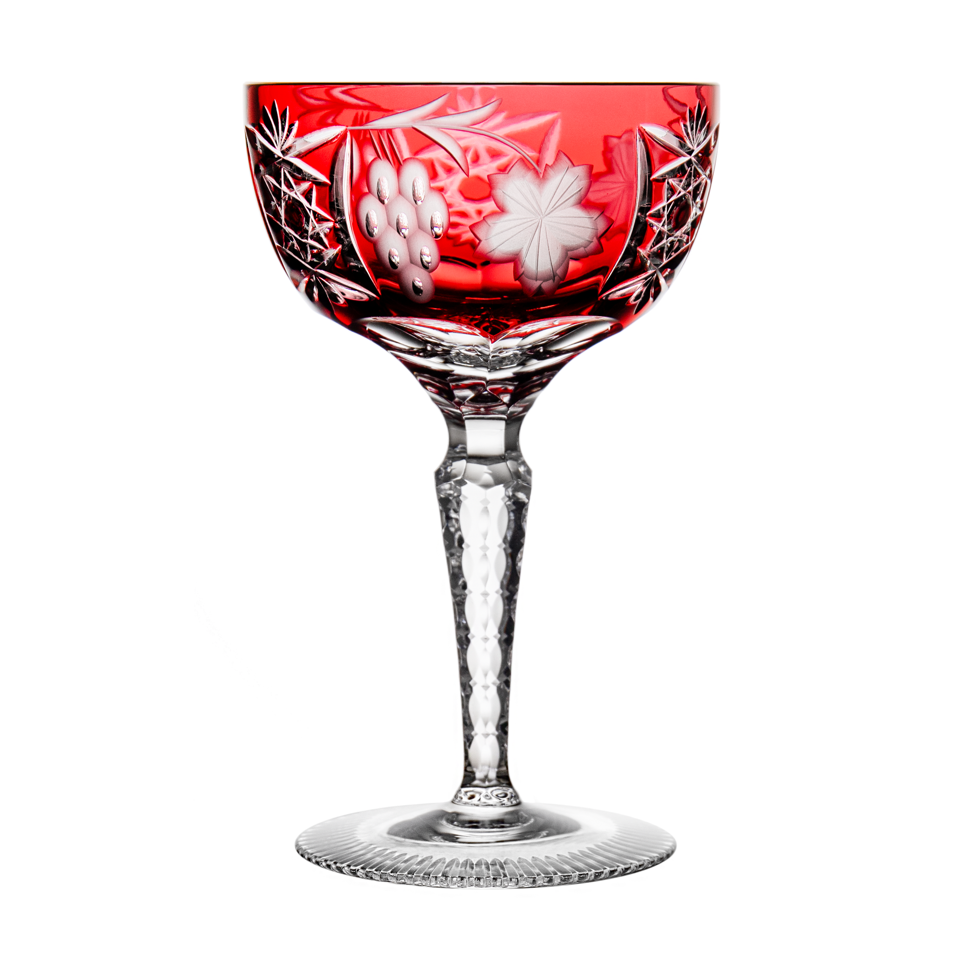 Marsala Golden Red Champagne Coupe