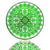 Green Cameo Plate 12.6 in