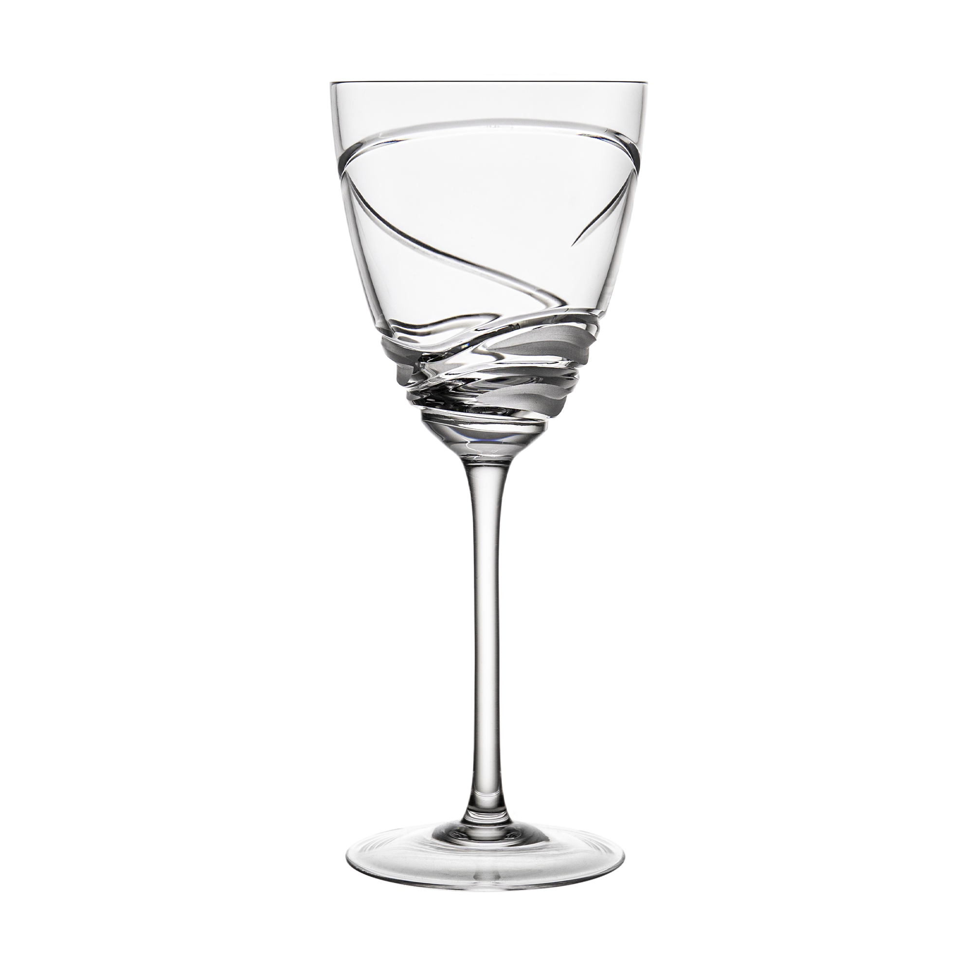Birks Crystal Silver Ribbon Water Goblet