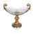 Ajka Crystal Athens Bowl on Pedestal 11.8 in