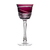 Birks Crystal Silver Ribbon Purple Large Wine Glass