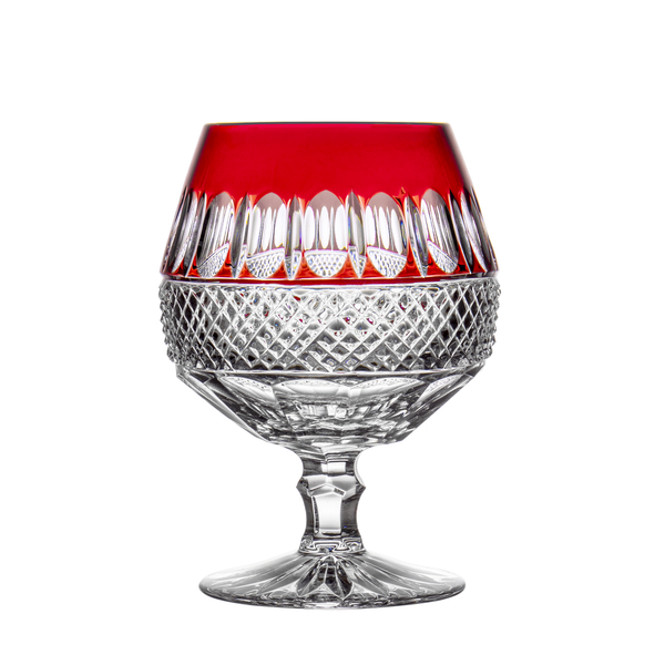 Colleen Encore Ruby Red Brandy Glass 2nd Edition - Ajka Crystal