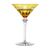 Proinnseas Goldener Martini-Glas