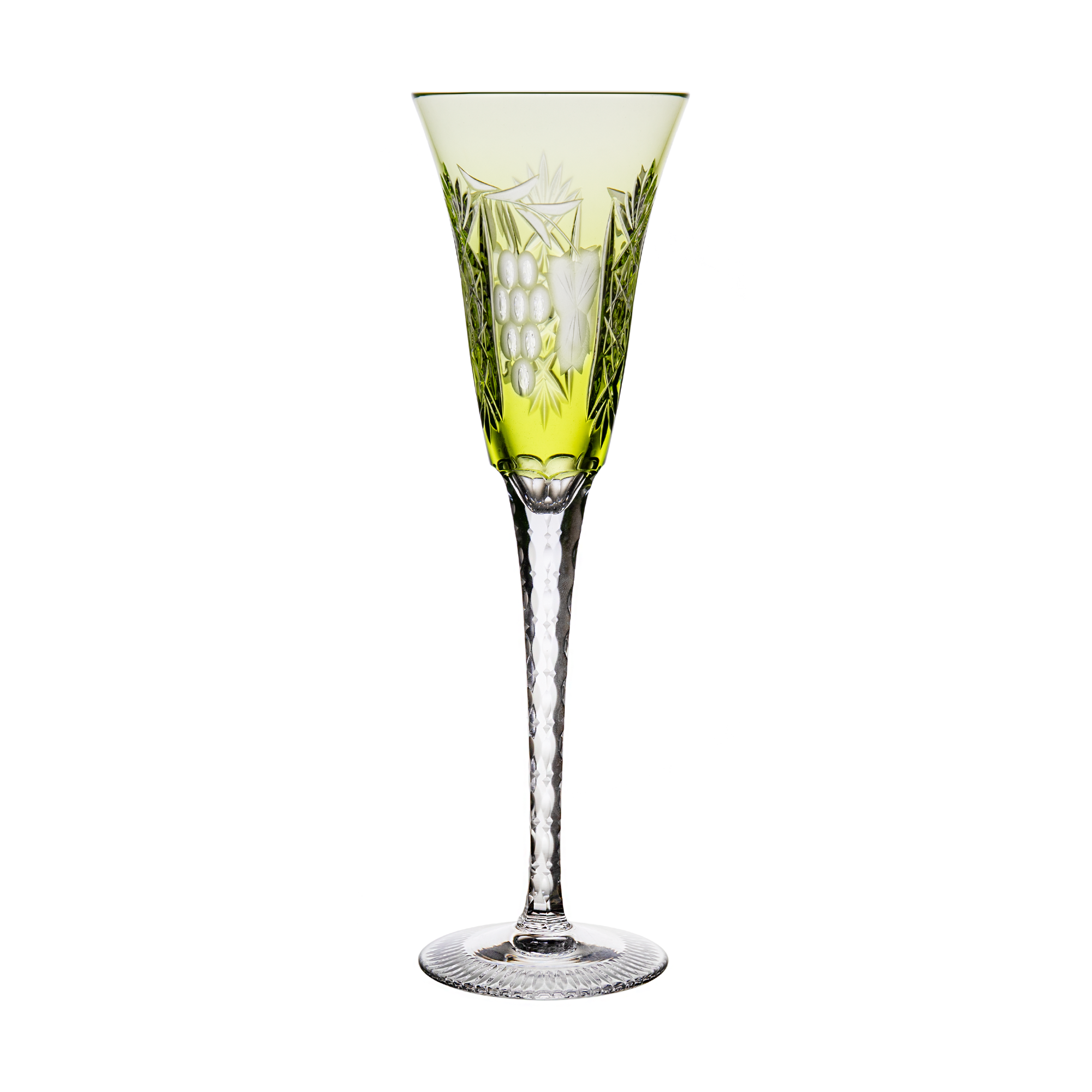 Marsala Light Green Champagne Flute