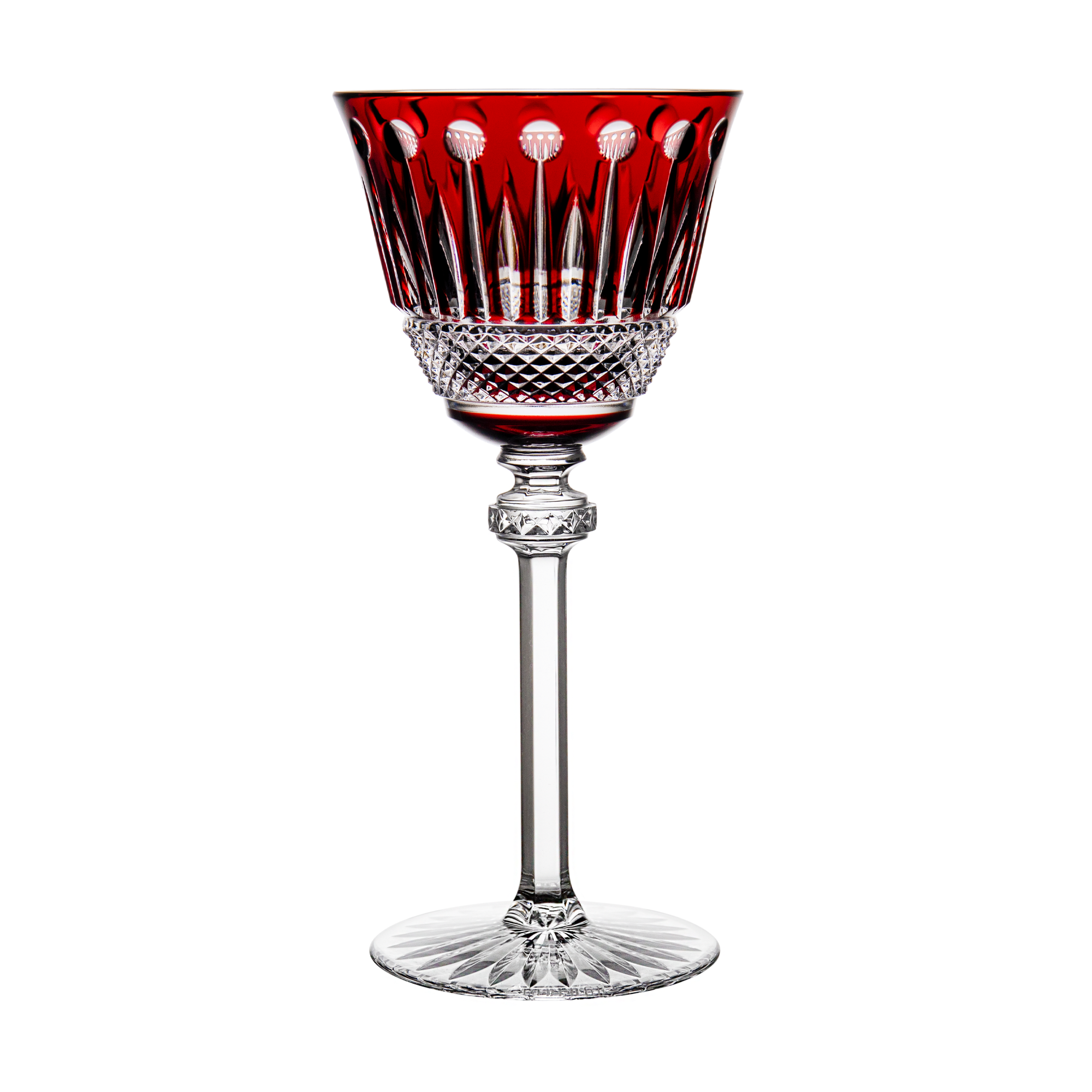 Fabergé Xenia Ruby Red Wine Glass