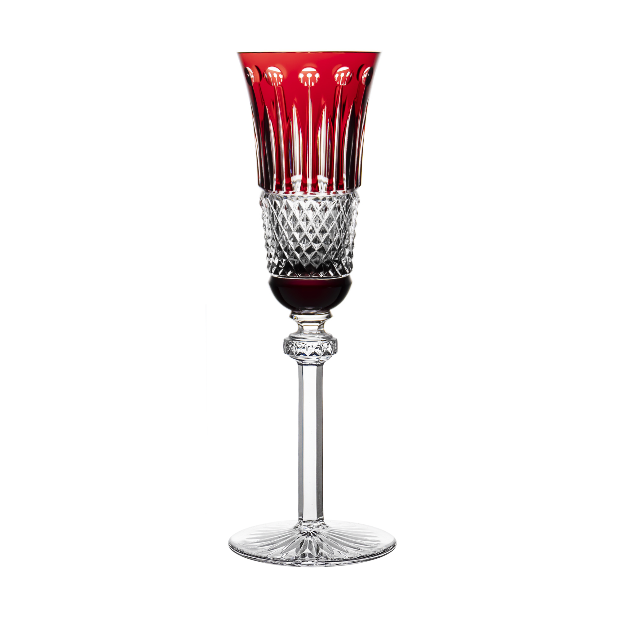 Fabergé Xenia Ruby Red Champagne Flute
