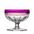 Waterford Elysian Purple Ice Cream Bowl with Gold Band 5.1 in