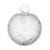 Snowdrops Frosty Ball Ornament 2.8 in