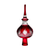 Fabergé Odessa Ruby Red Tree Top Ornament 9.8 in