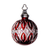Waterford Annual Ornament ‘2017’ Ruby Red Bauble 2.9 in