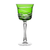 Birks Crystal Silver Ribbon Green Water Goblet