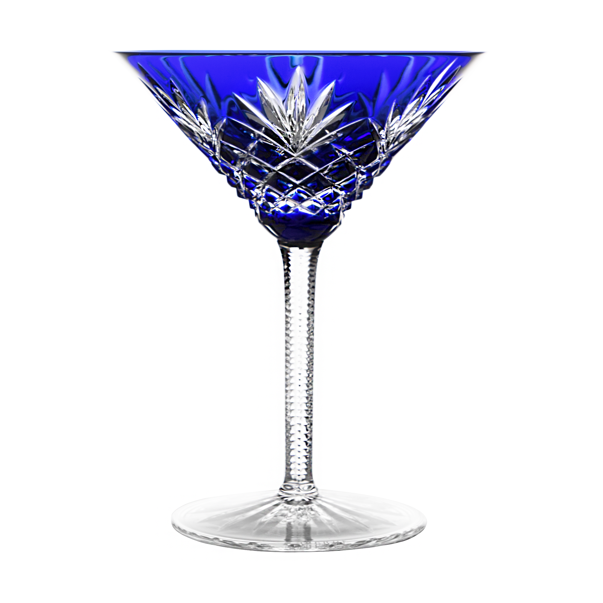 Fabergé Odessa Blue Martini Glass 1st Edition