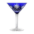 Fabergé Odessa Blue Martini Glass 1st Edition