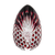 Russian Court Ruby Red Egg Paperweight 3.9 in