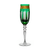 Rosenthal Gala Prestige Gold Flauta de Champanhe Verde