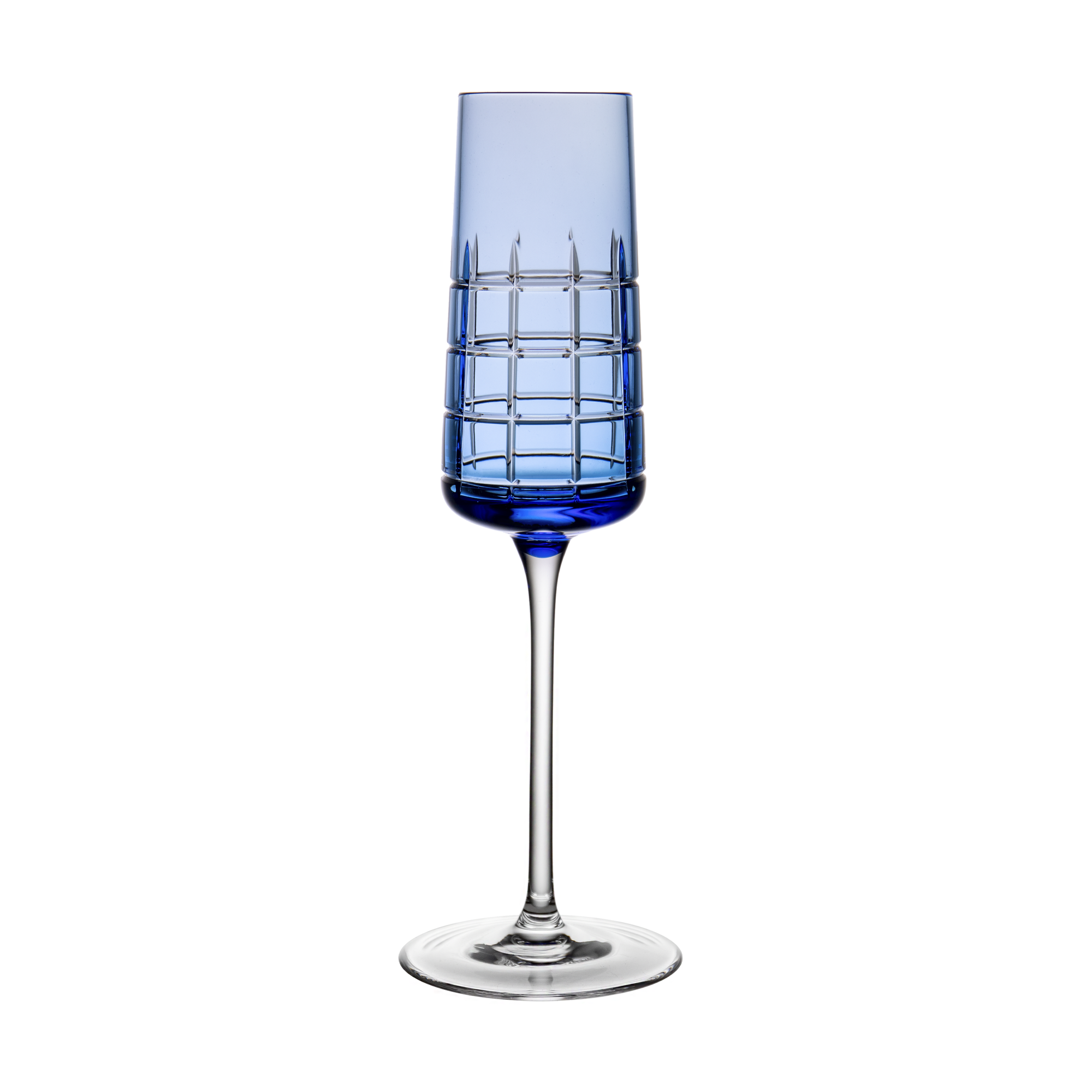 Graphik Light Blue Champagne Flute