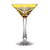 Fabergé Odessa Golden Martini Glass