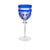 Azure Crown Blue Water Goblet