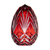 Easter Ruby Red Egg Paperweight 4.7 in