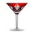 Fabergé Odessa Ruby Red Martini Glass 1st Edition