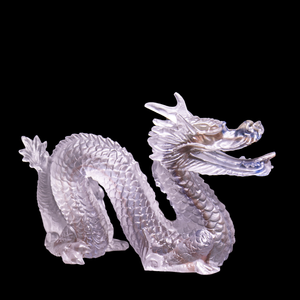 Chinese Dragon with Red Inlay