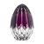 Castille Purple Egg Paperweight 4.7 in