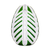 Easter Double Cased Green and White Egg Paperweight 4.7 in